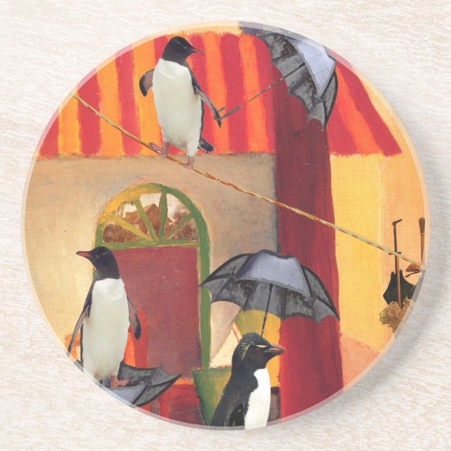 Penguin Cafe Coaster (Front)