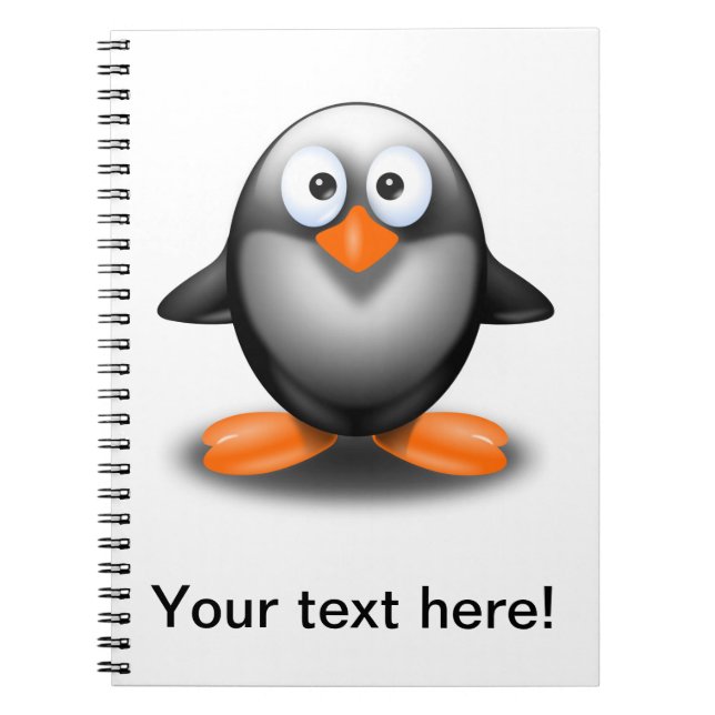 penguin cartoon notebook (Front)