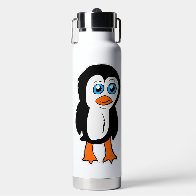 Penguin Character Water Bottle (Front)