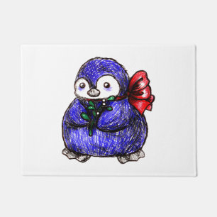 Penguin Chick Doormat