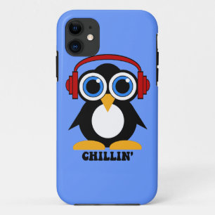 penguin chillin' iPhone 11 case