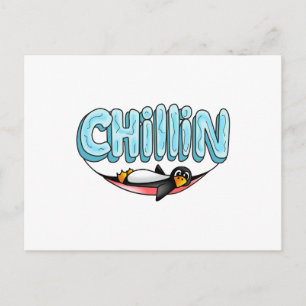 PENGUIN CHILLIN POSTCARD