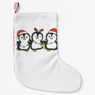 Penguin Christmas Animals Cute Penguins Holiday Small Christmas Stocking