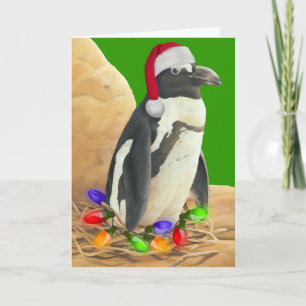 Penguin Christmas Card