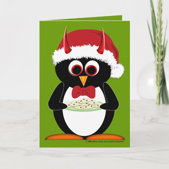 Penguin Christmas Card (Front)