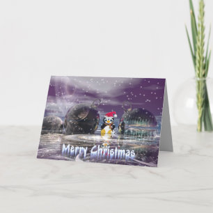 Penguin Christmas Card