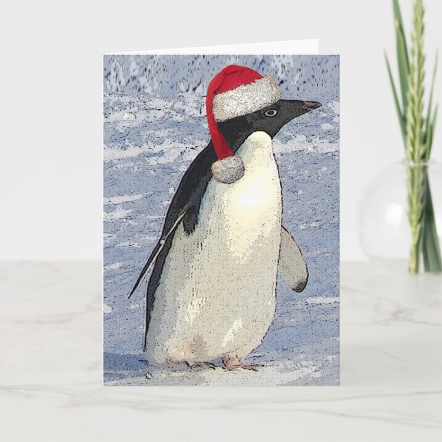 Penguin Christmas Card (Front)