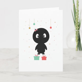 Penguin Christmas Greeting Card