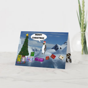 Penguin Christmas Holiday Card