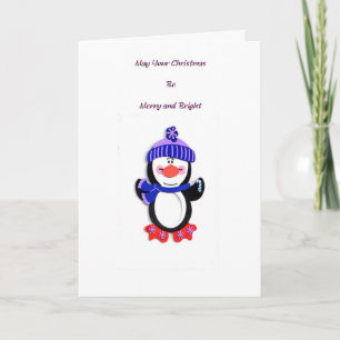 Penguin Christmas Holiday Card