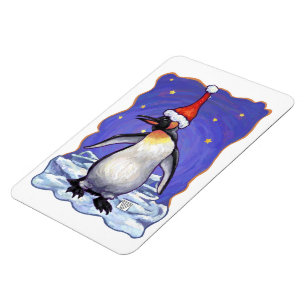 Penguin Christmas Magnet
