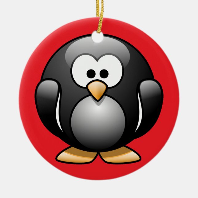 Penguin Christmas Ornament (Front)