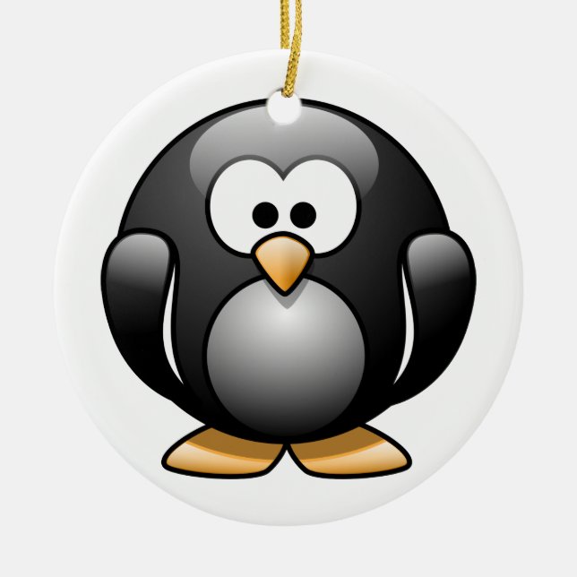 Penguin Christmas Ornament (Front)