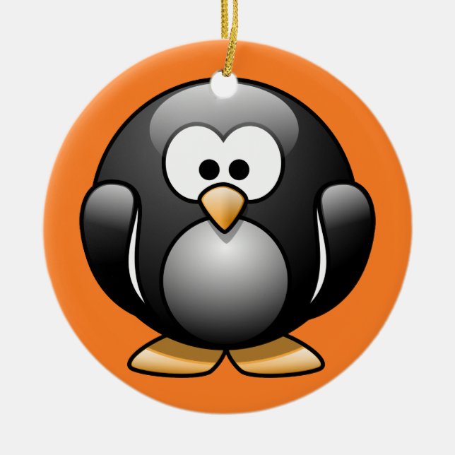 Penguin Christmas Ornament (Front)