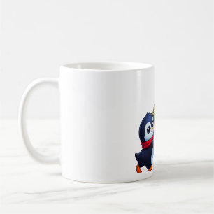 Penguin Christmas Ornament Cheer Coffee Mug