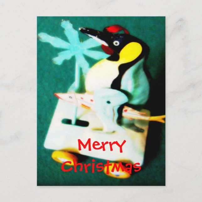 Penguin • Christmas Postcard (Front)