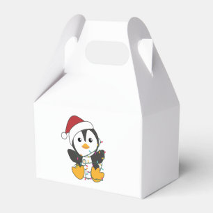 Penguin Christmas Snow Winter Animals Penguins Favour Box