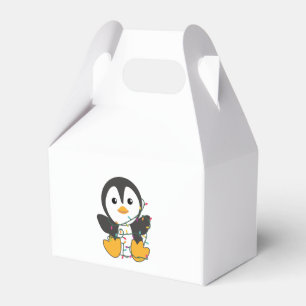 Penguin Christmas Snow Winter Animals Penguins Favour Box