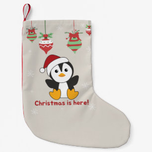 Penguin Christmas Snow Winter Animals Penguins Sma Small Christmas Stocking