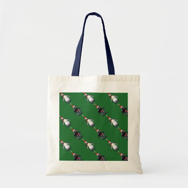 Penguin Christmas Tote Bag (Front)
