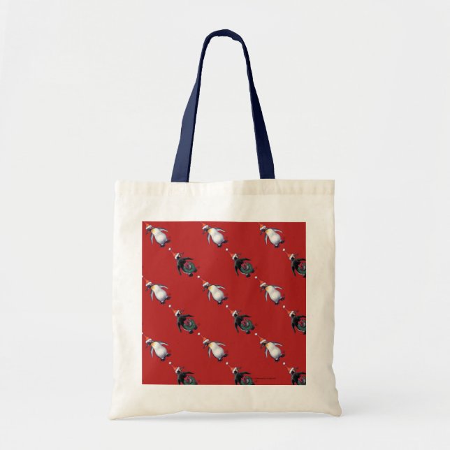 Penguin Christmas Tote Bag (Front)