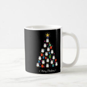 Penguin Christmas Tree Xmas Day Holiday Men &amp;  Coffee Mug
