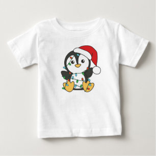 Penguin Christmas Winter Animals Holiday Penguines Baby T-Shirt