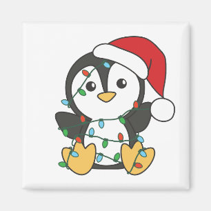Penguin Christmas Winter Animals Holiday Penguines Magnet