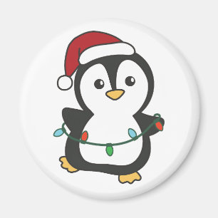 Penguin Christmas Winter Animals Holiday Penguines Magnet