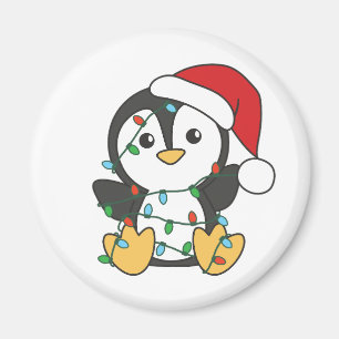 Penguin Christmas Winter Animals Holiday Penguines Magnet