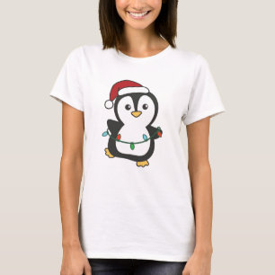Penguin Christmas Winter Animals Holiday Penguines T-Shirt
