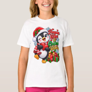 Penguin Christmas Wishes T-Shirt