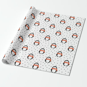 Penguin Christmas Wrapping Paper