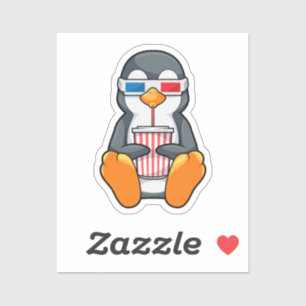 Penguin Cinema Glasses Drinking cup