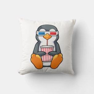 Penguin Cinema Glasses Drinking cup Cushion