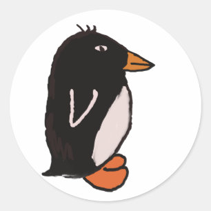 Penguin Classic Round Sticker