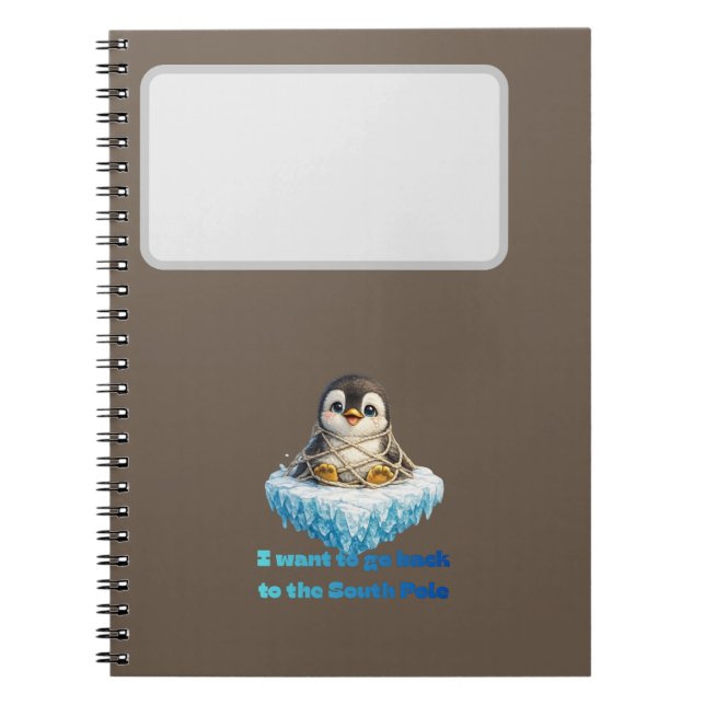 Penguin Climate Change Conservation Design Notebook (Front)