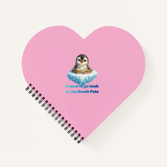 Penguin Climate Change Conservation Design Notebook (Front)