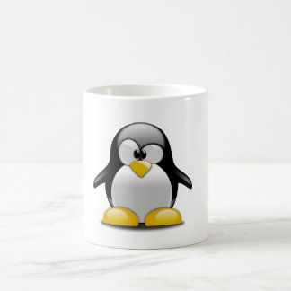 Penguin Confused Cartoon Bird Animal Bewildered Coffee Mug