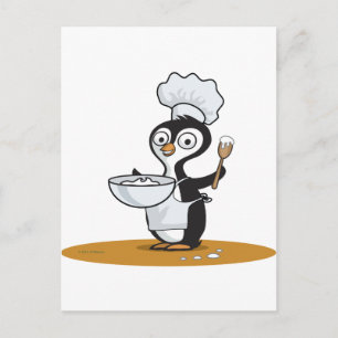 Penguin Cook Postcard