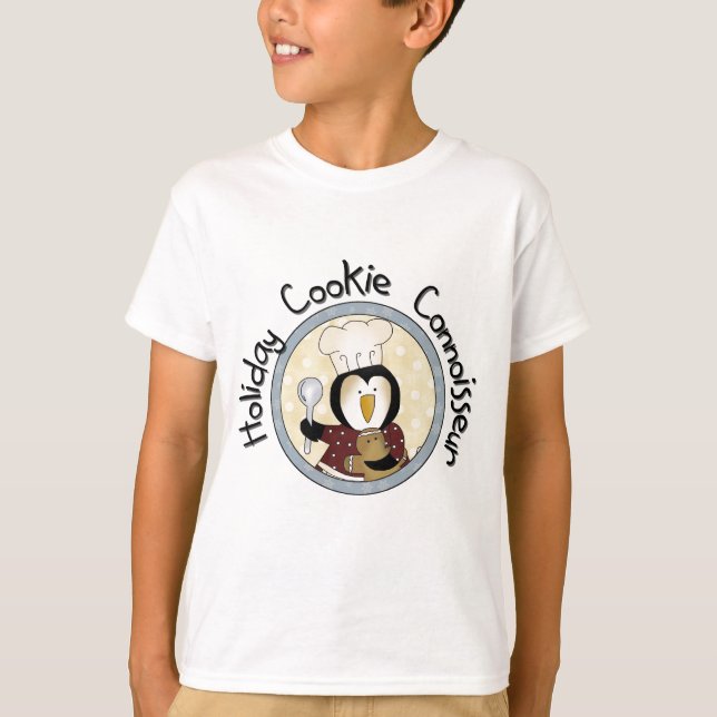 Penguin Cookie Connoisseur T-shirts and Gifts (Front)