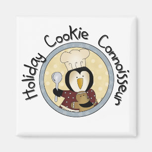 Penguin Cookie Connoisseur T-shirts and Gifts Magnet