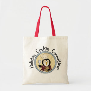 Penguin Cookie Connoisseur T-shirts and Gifts Tote Bag
