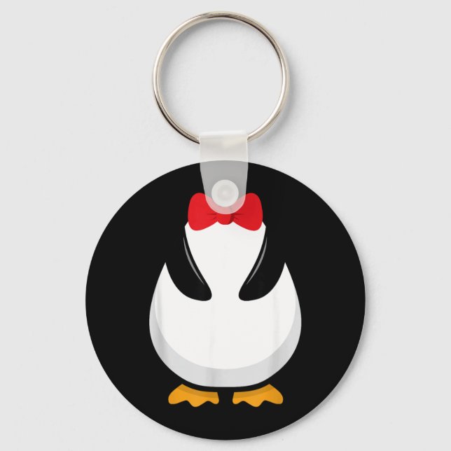 Penguin Costume Key Ring (Front)