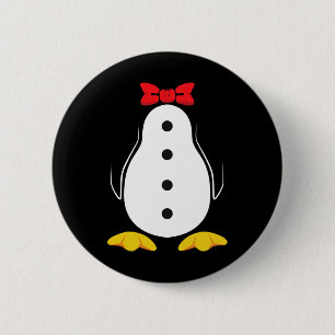 Penguin Costume Tuxedo Halloween Gift For Boys Gir 6 Cm Round Badge