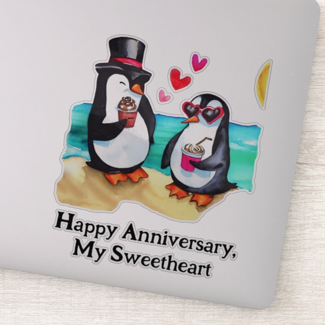 Penguin Couple  (Detail)