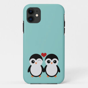 Penguin couple iPhone 5 case