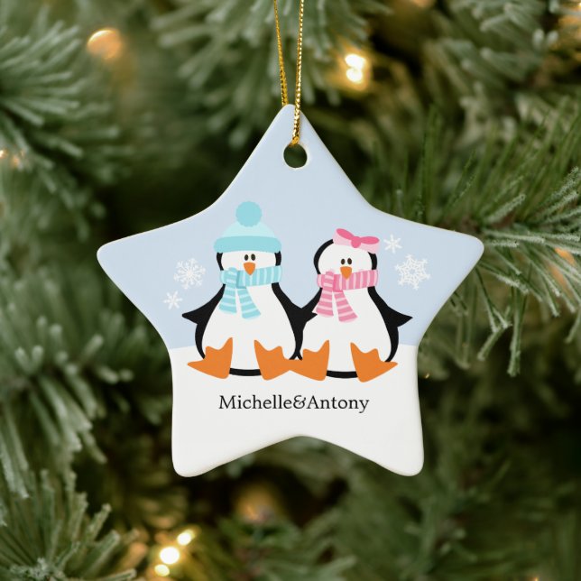 Penguin Couple Ornaments (Tree)