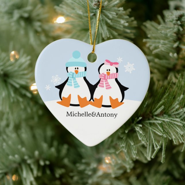 Penguin Couple Ornaments (Tree)