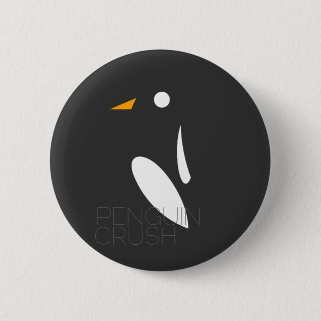 Penguin Crush Button (Front)